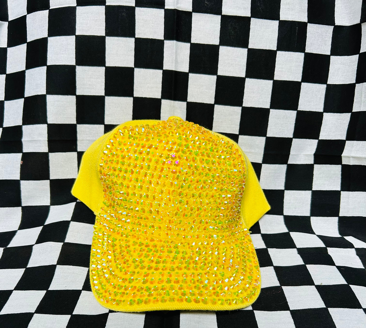 Rhinestone Ball Caps