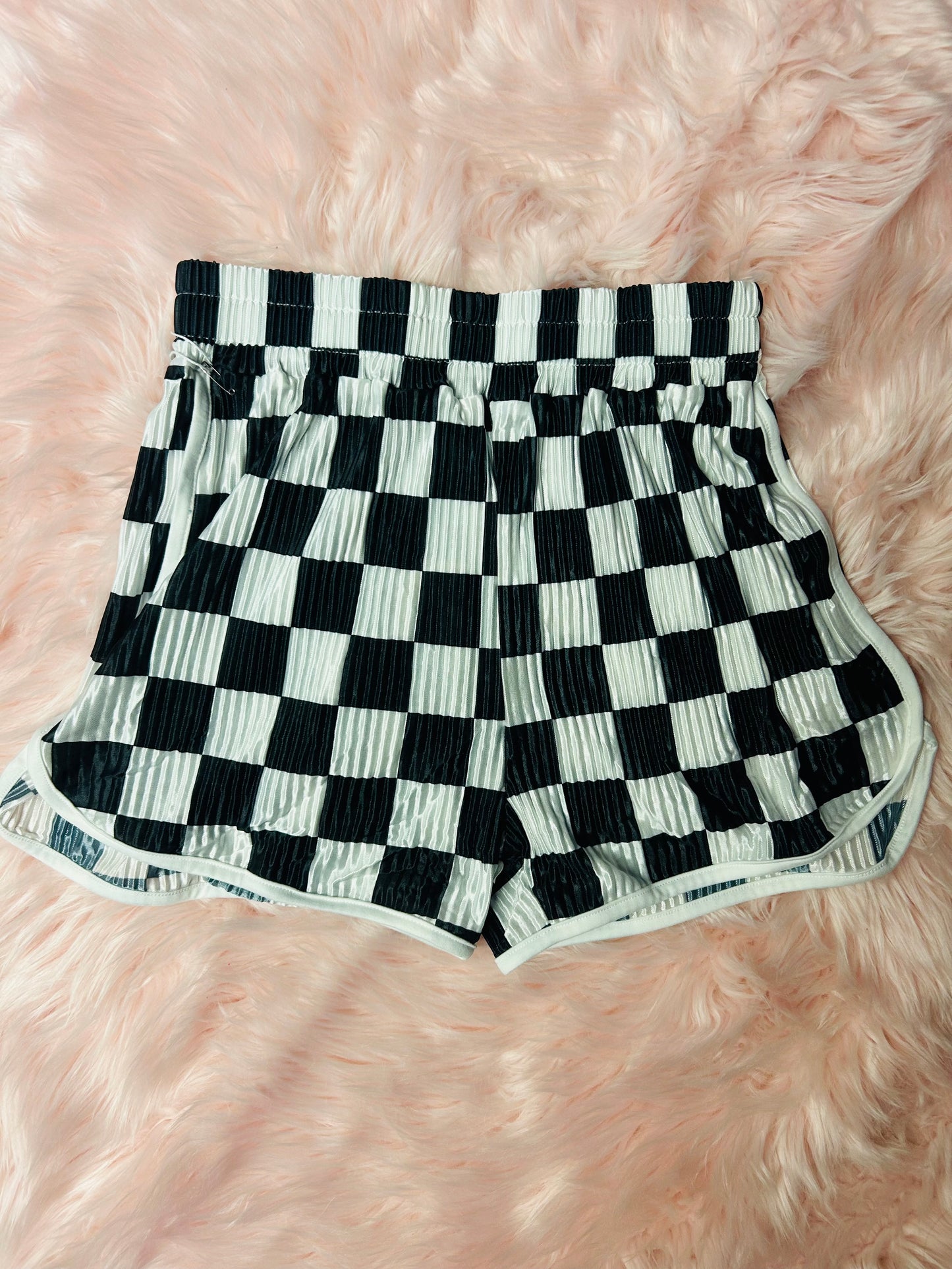 Kids Checkered Shorts