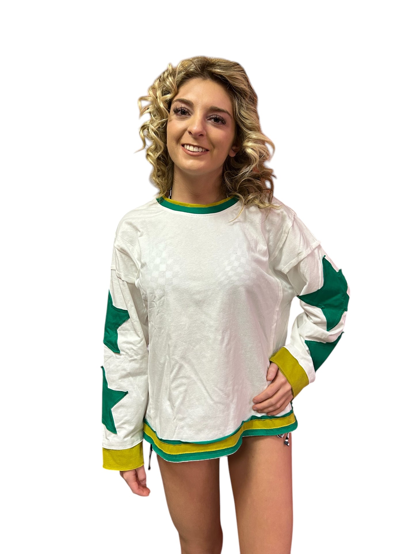 Long Sleeve Shirt w Star Patches