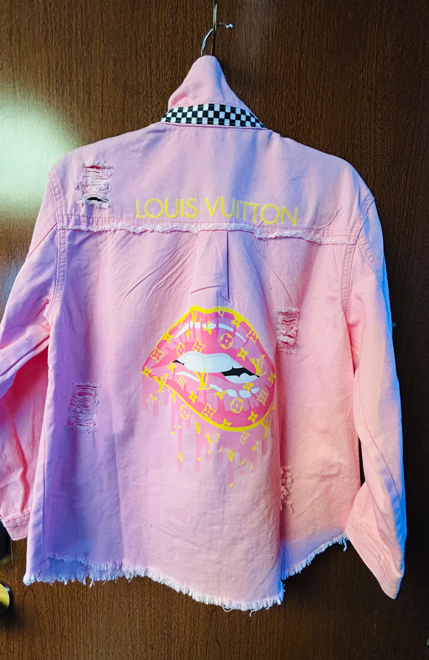 Custom Louis Vuitton Denim Jacket