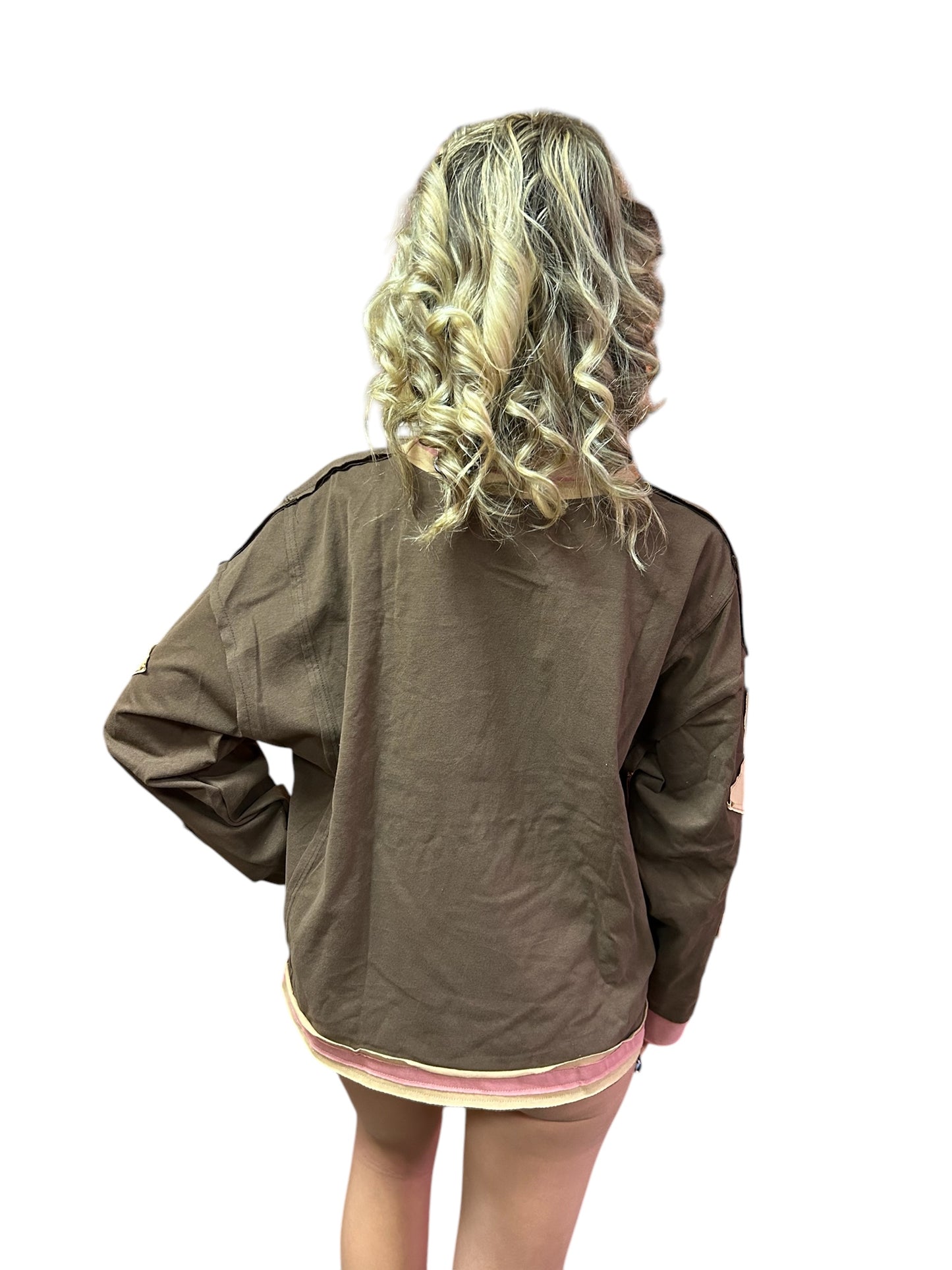 Long Sleeve Shirt w Star Patches