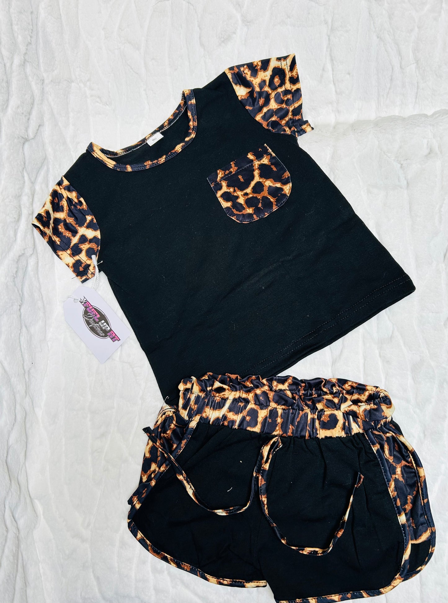 Toddler Leopard Outfit Set