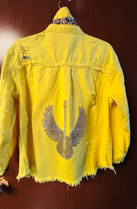 Custom Rock N Roll Denim Jacket