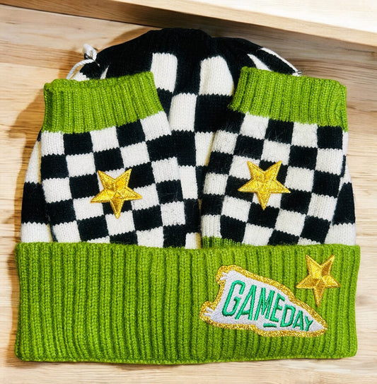 Custom Game Day Beanie & Gloves Set