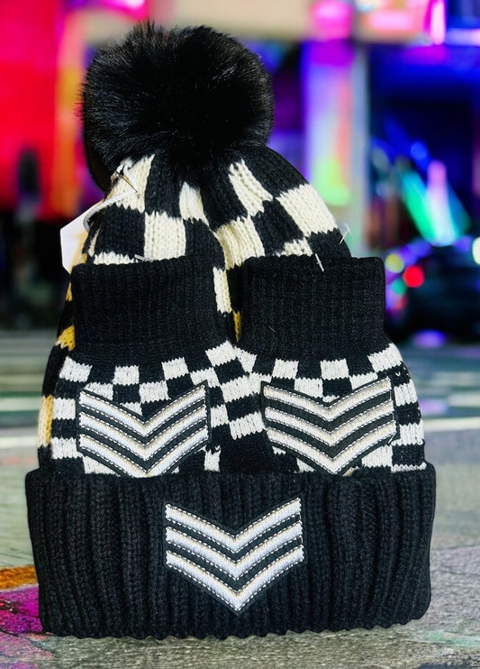 Custom Military Beanie & Gloves Set