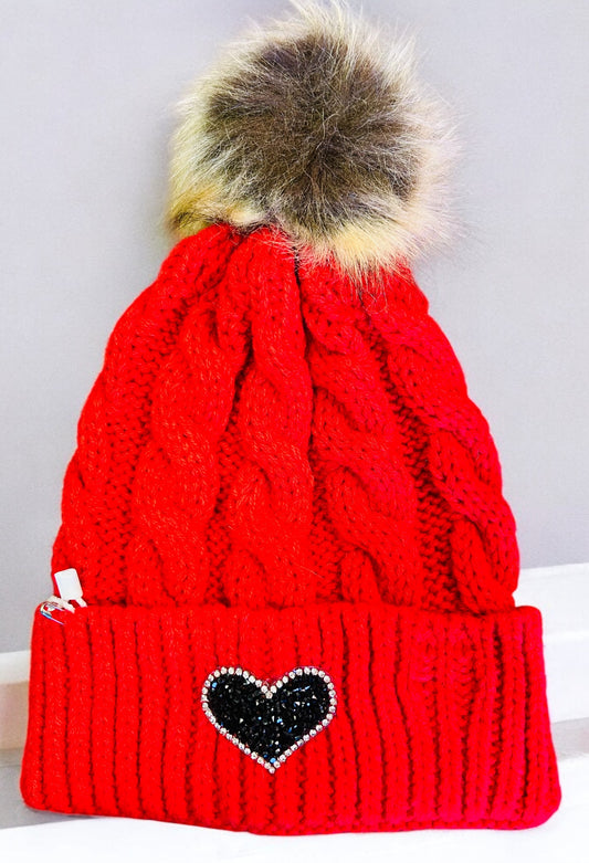Custom Heart Beanie