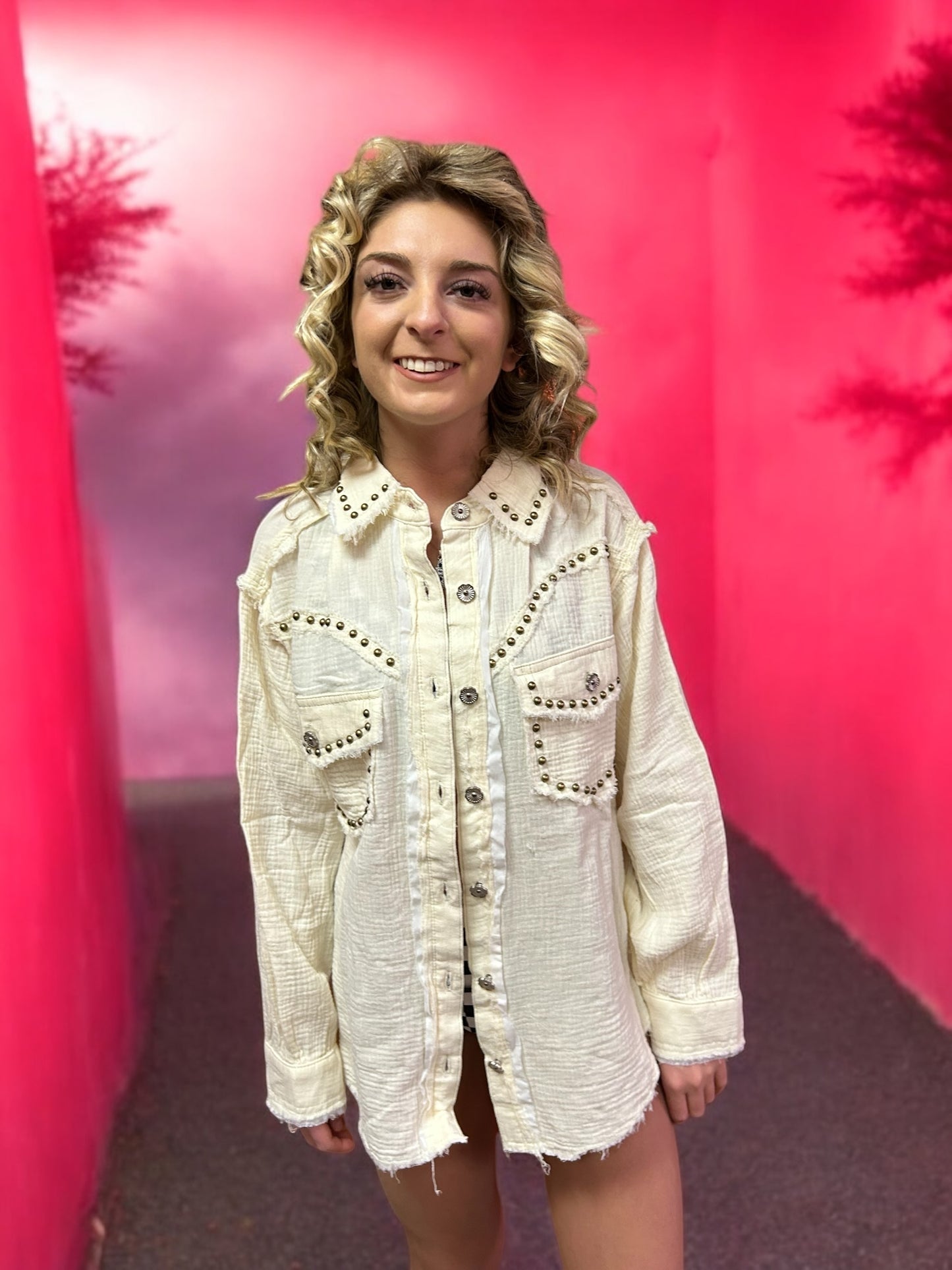 Button Shirt w Studs