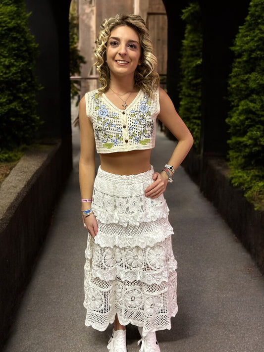 Floral Crop Top