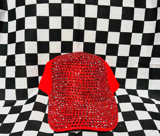 Rhinestone Ball Caps
