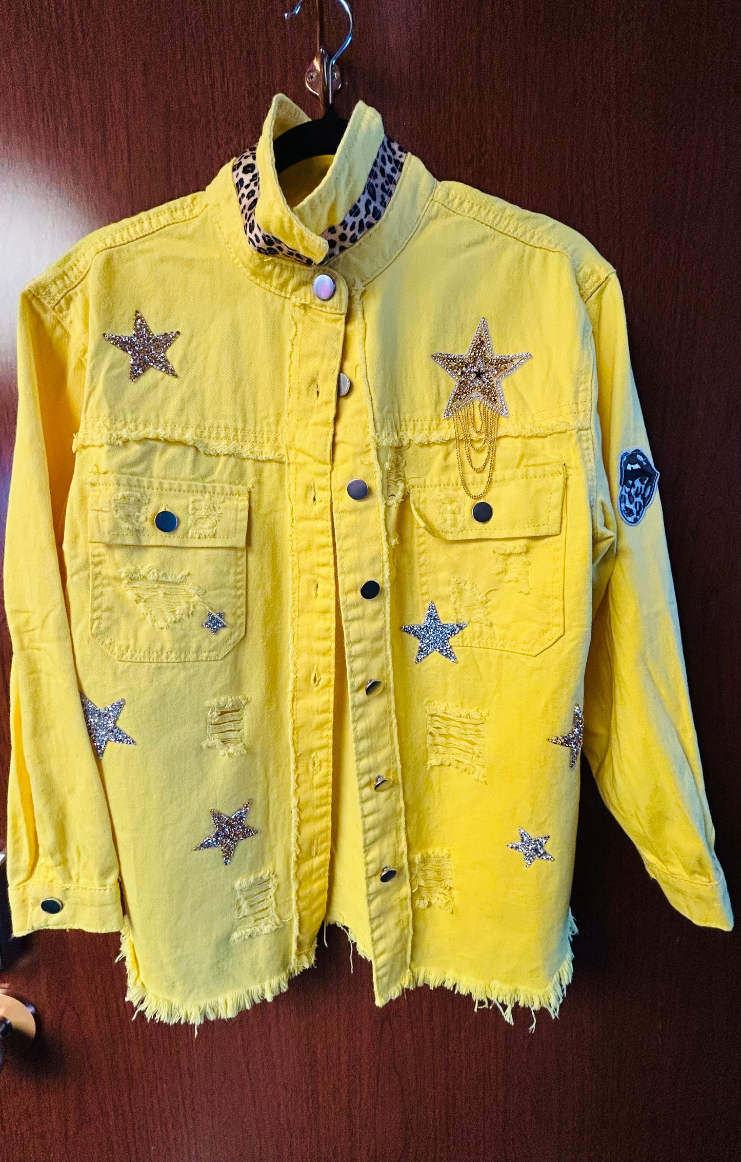 Custom Rock N Roll Denim Jacket