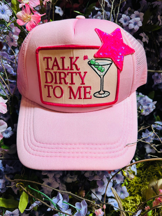 Custom Talk Dirty To Me Trucker Hat